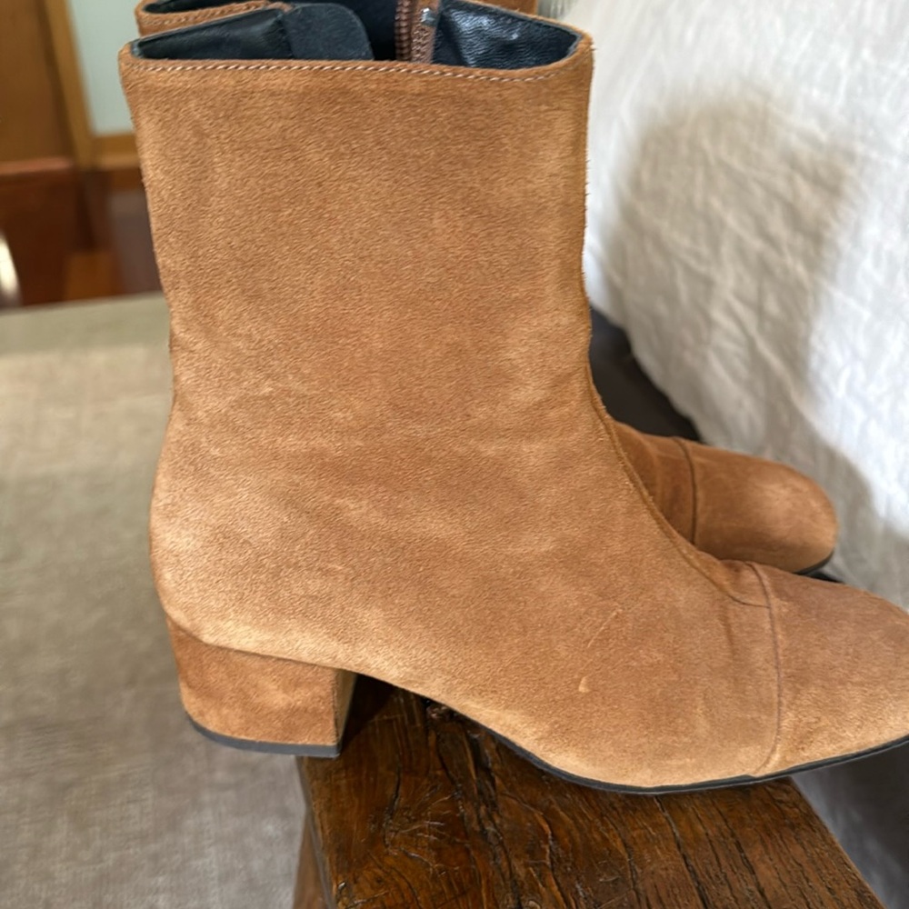 Staud boots suede camel size 6.5